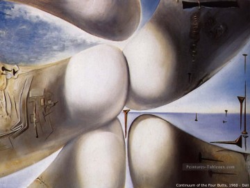 Salvador Dali œuvres - Déesse appuyée sur son coude Continuum des quatre fesses ou cinq cornes de rhinocéros faisant une vierge ou Naissance d’une divinité Salvador Dali